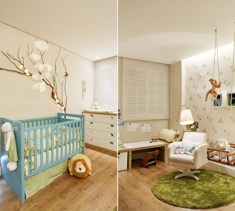 custo decoração quarto bebe safari simples