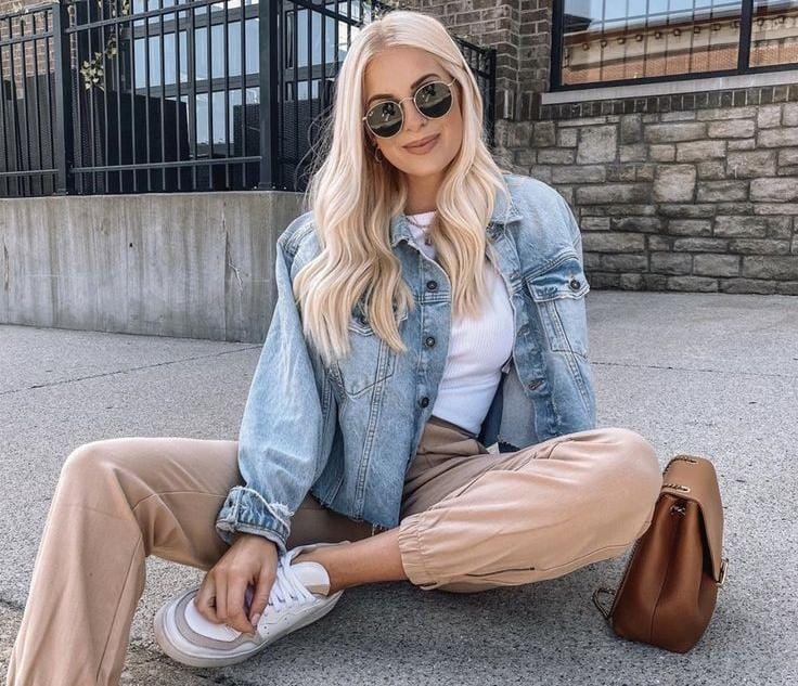 ideias de looks com calça bege para o dia a dia