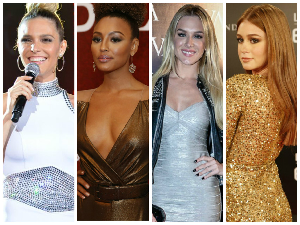 como combinar cropped dourado com calça branca reveillon