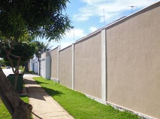 fachada de muro econômica