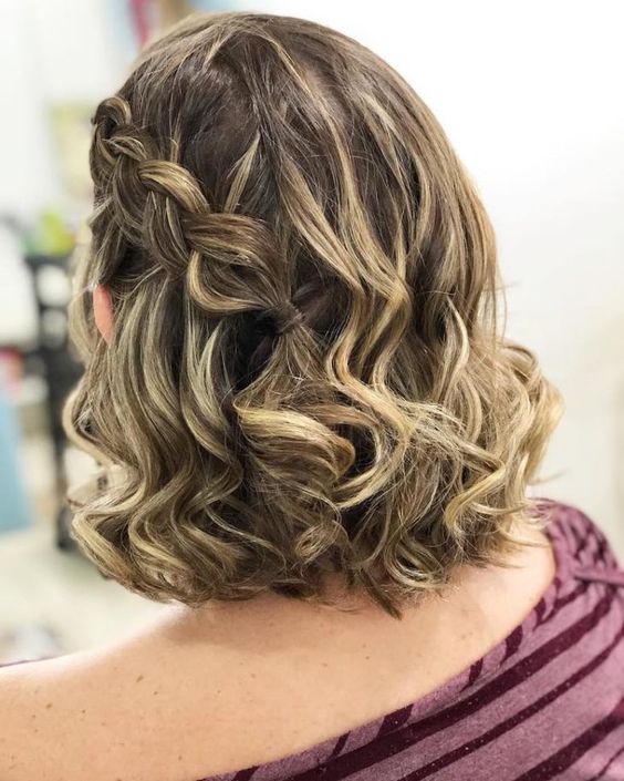ideias de tranças cabelo curto liso