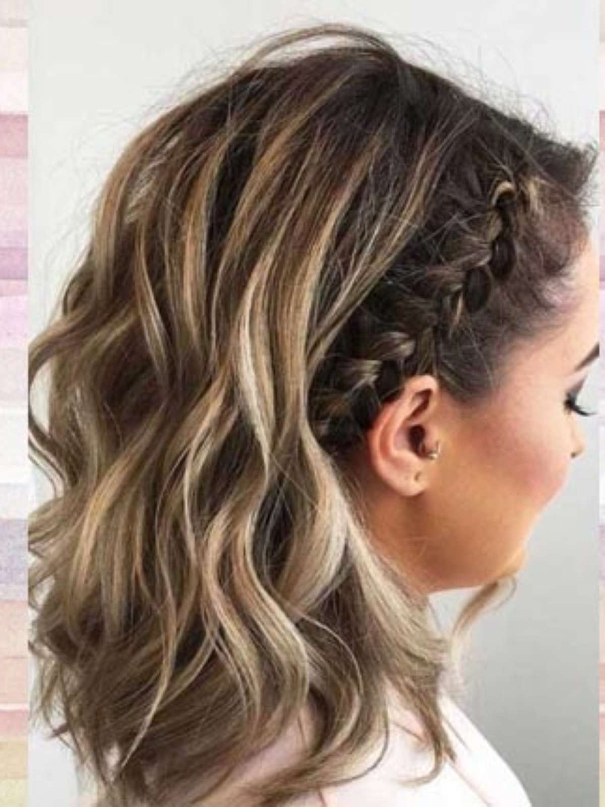 cabelo liso curto escorrega ao trançar como resolver