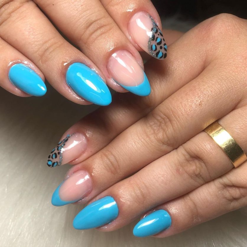 unha azul bebê vs unha azul royal qual escolher