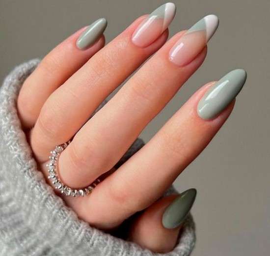 unhas com laços delicados
