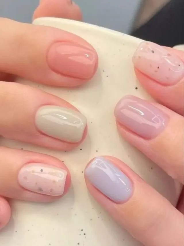 nail art minimalista unhas curtas