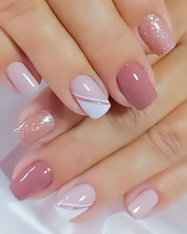 unhas curtas estilo clean girl