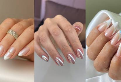 ideias de unhas postiças realistas para noivas