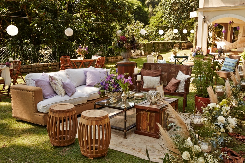 ideias decoração casamento boho chic simples