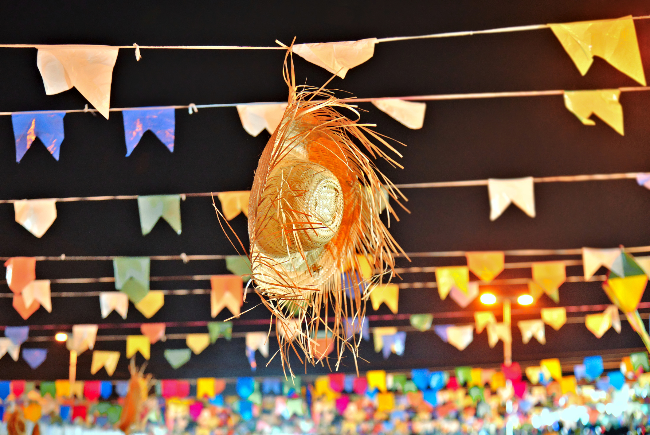 decoração vitrine São João
