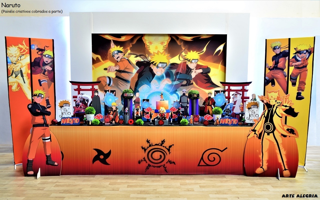iluminação led quarto naruto chidori kurama