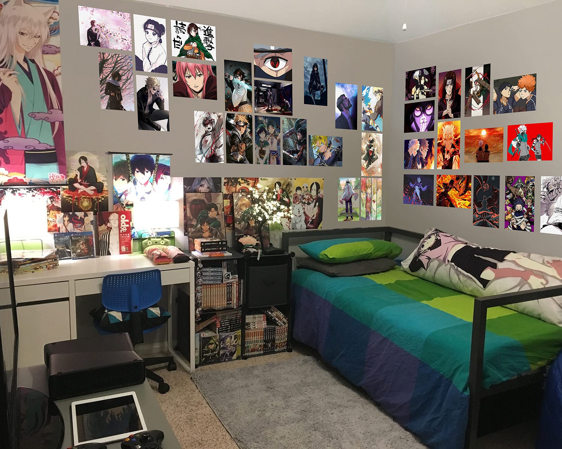 decoração quarto naruto clássico vs clã uchiha