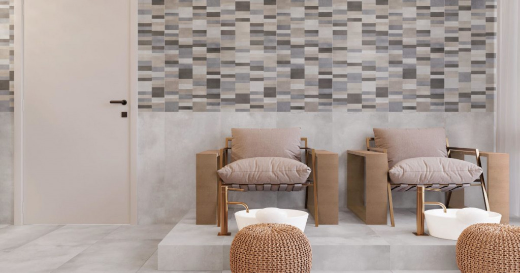 custo benefício revestimento cerâmico parede sala