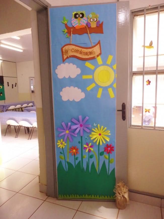 decoração sala de aula infantil minimalista