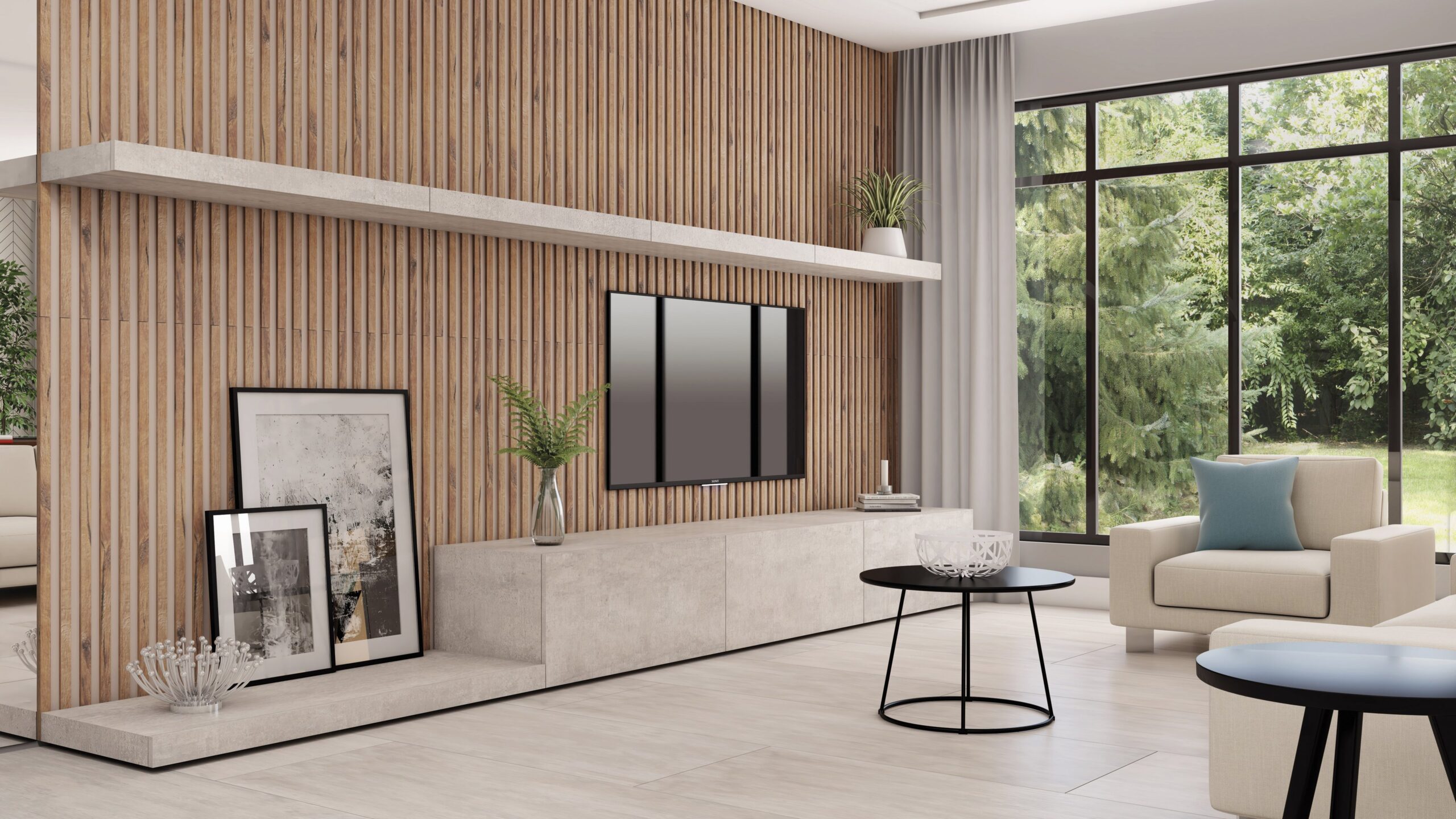 painel ripado madeira ou mdf