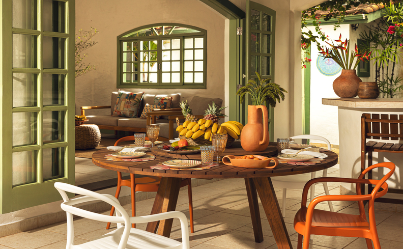 ideias decoração verde dourado ambientes