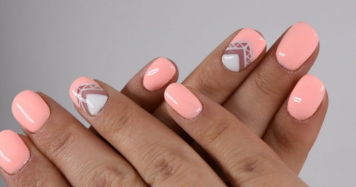 unhas francesinha moderna