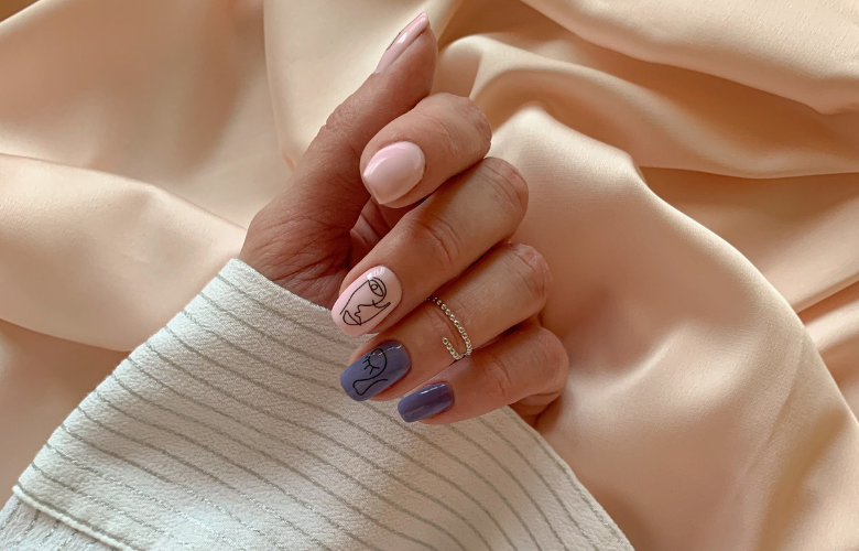 efeito ombré unhas