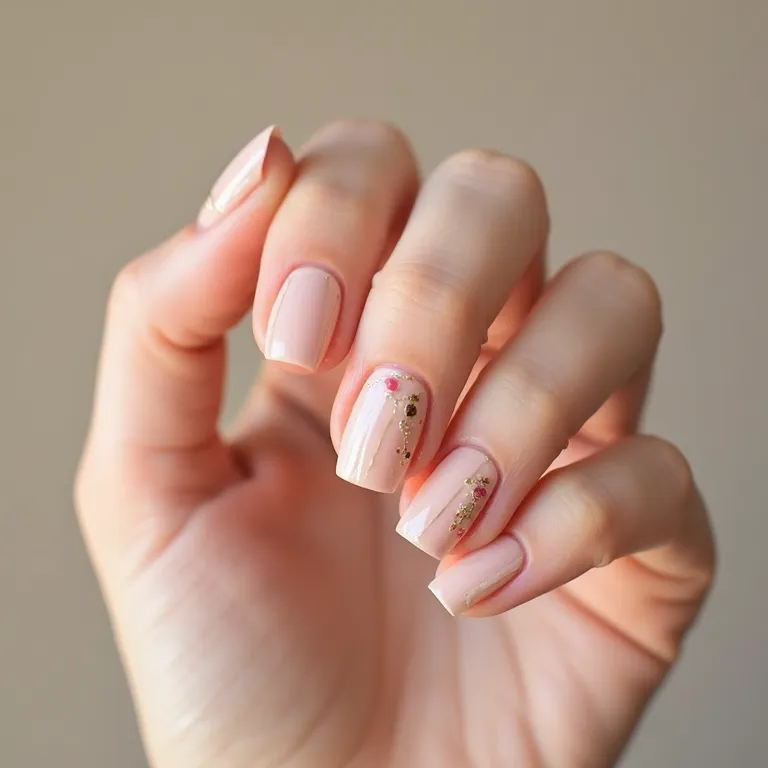 unhas decoradas quadradas