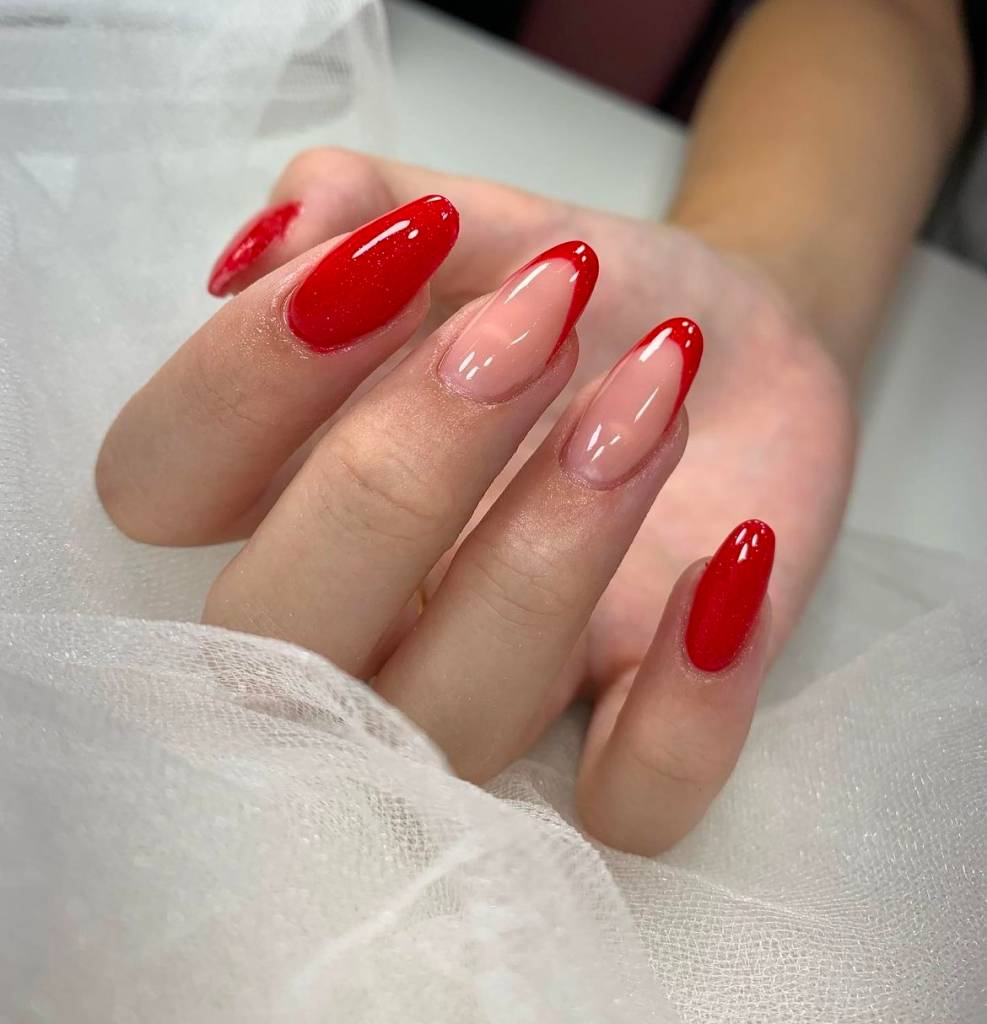 unhas vermelhas decoradas 2026