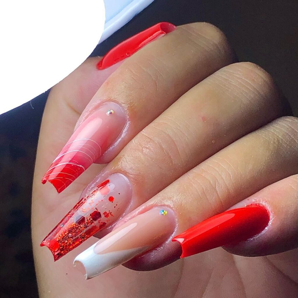 cherry nails inspiração