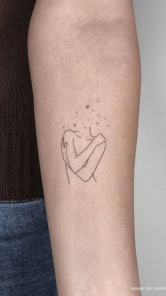 melhores ideias de tatuagem minimalista