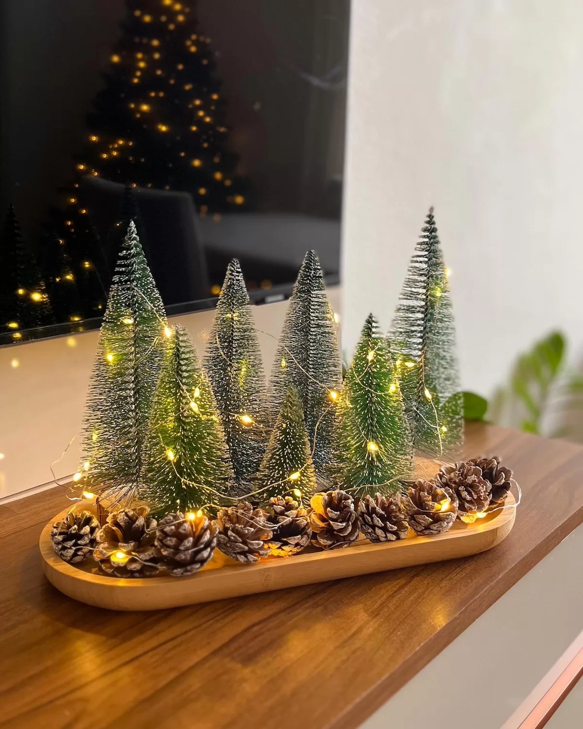 luzes led vs fio de fada decoracao natal varanda