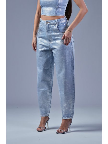 Jeans Metalizado
