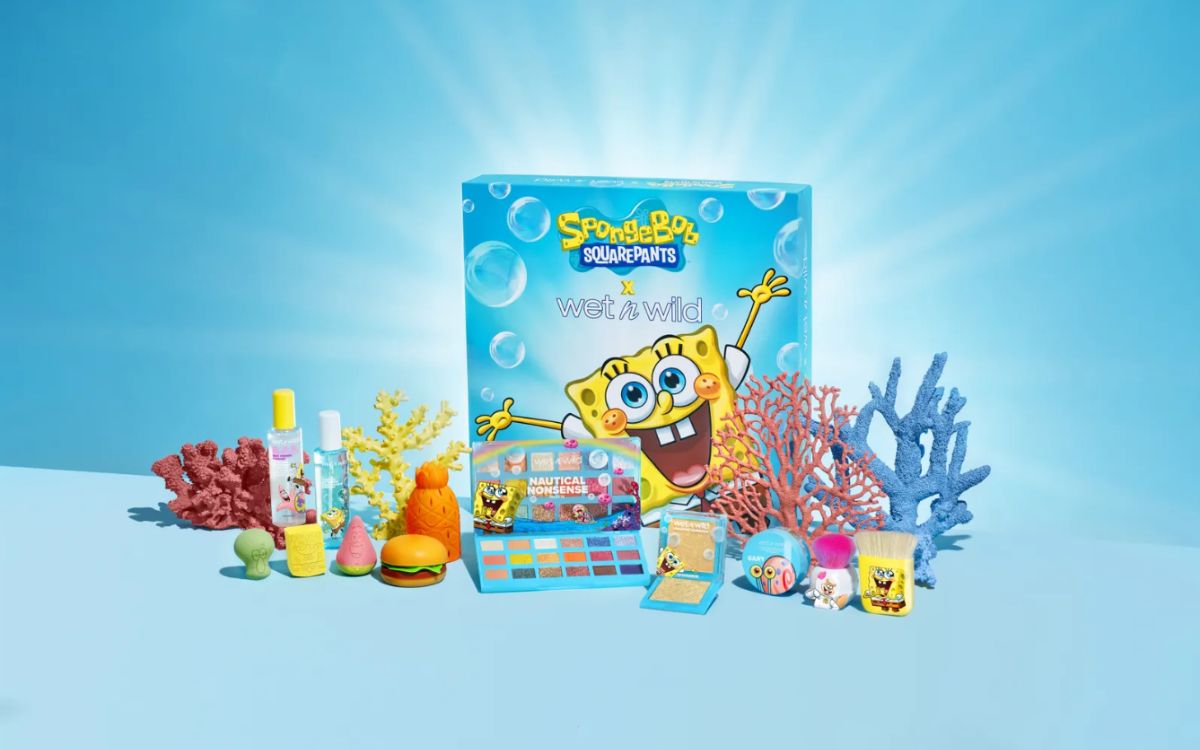 kit de maquiagem do bob esponja