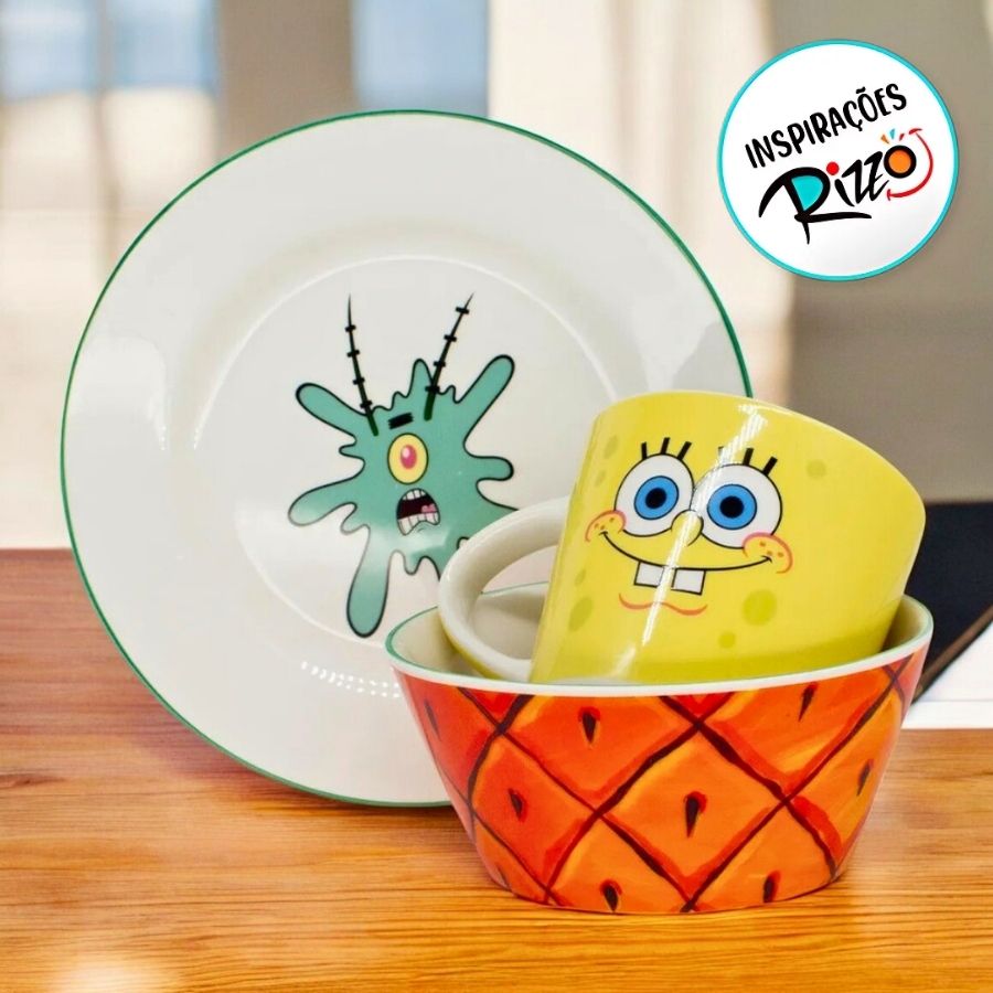 melhores kits de maquiagem do bob esponja para festa
