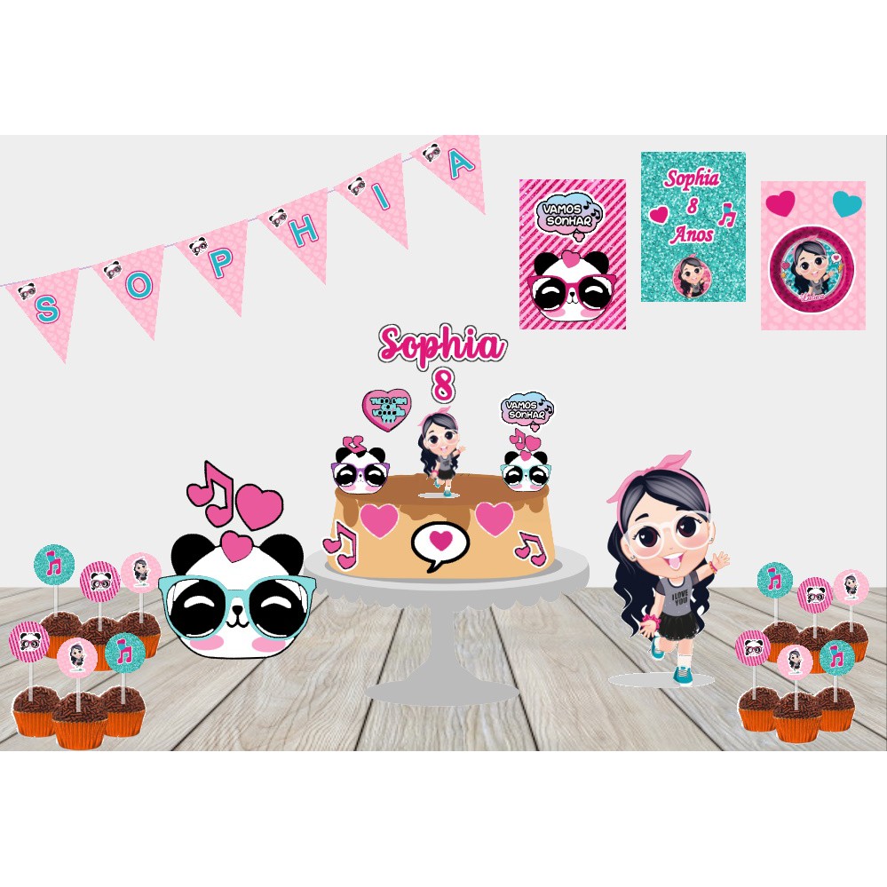 kit festa infantil personalizado
