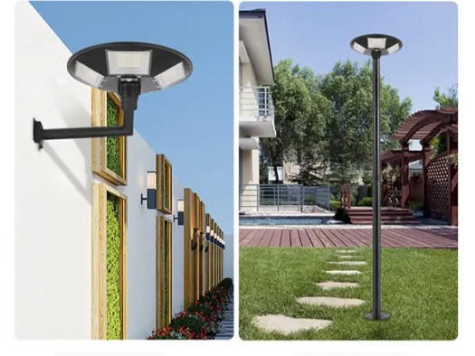 lâmpadas solares para poste de jardim