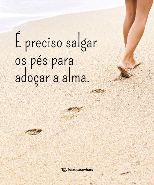 legenda pra foto na praia