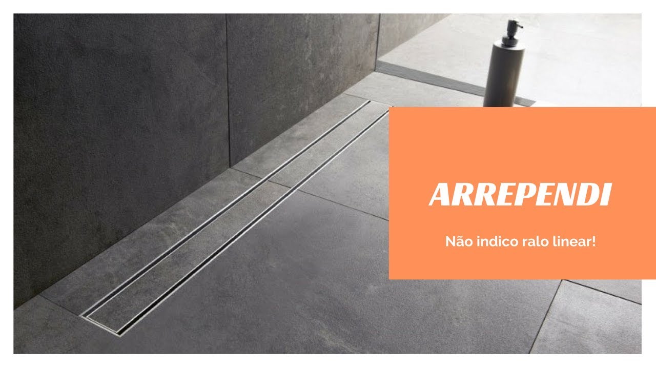 limpeza de ralo linear