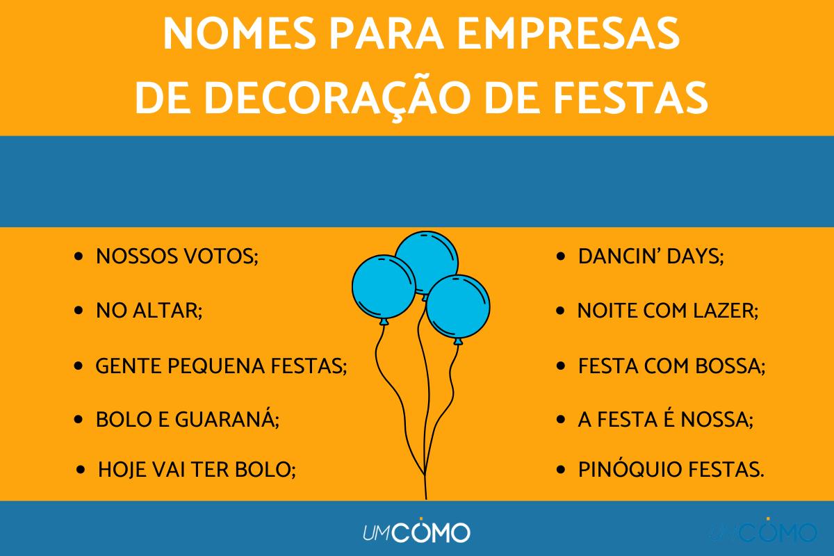 logo com balões para festa de aniversário