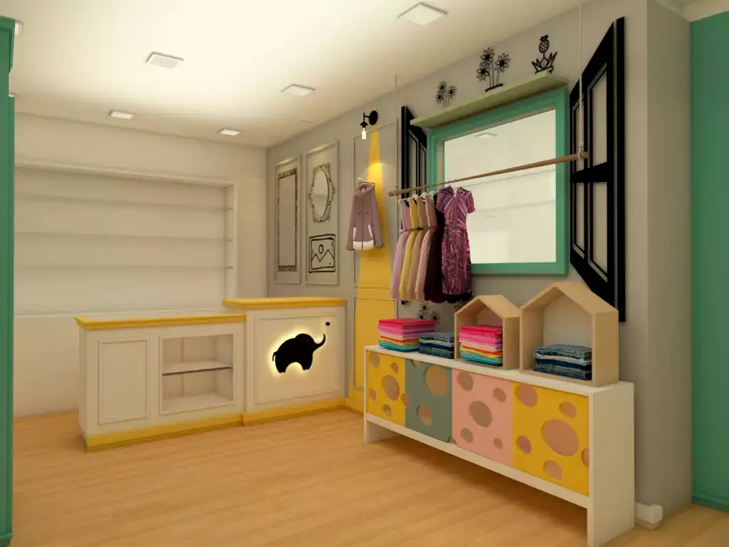 loja infantil decoração vs móveis planejados