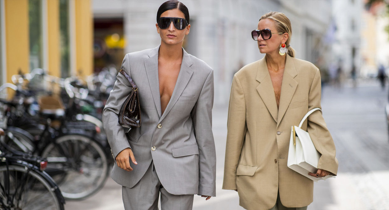 conjunto alfaiataria feminino vs calça e blazer separados