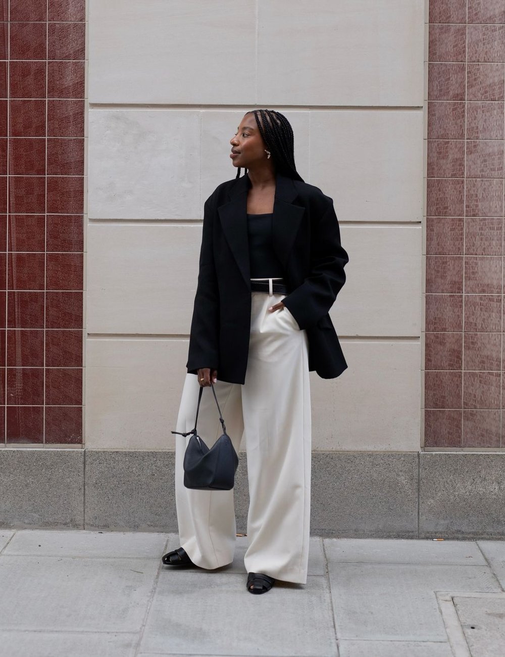 inspiração de looks com blazer oversized feminino