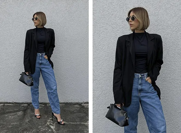 blazer oversized vs blazer tradicional