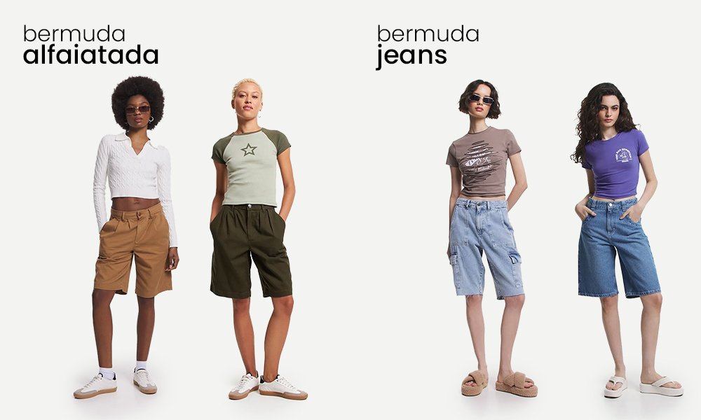 bermuda jeans feminina para trabalhar