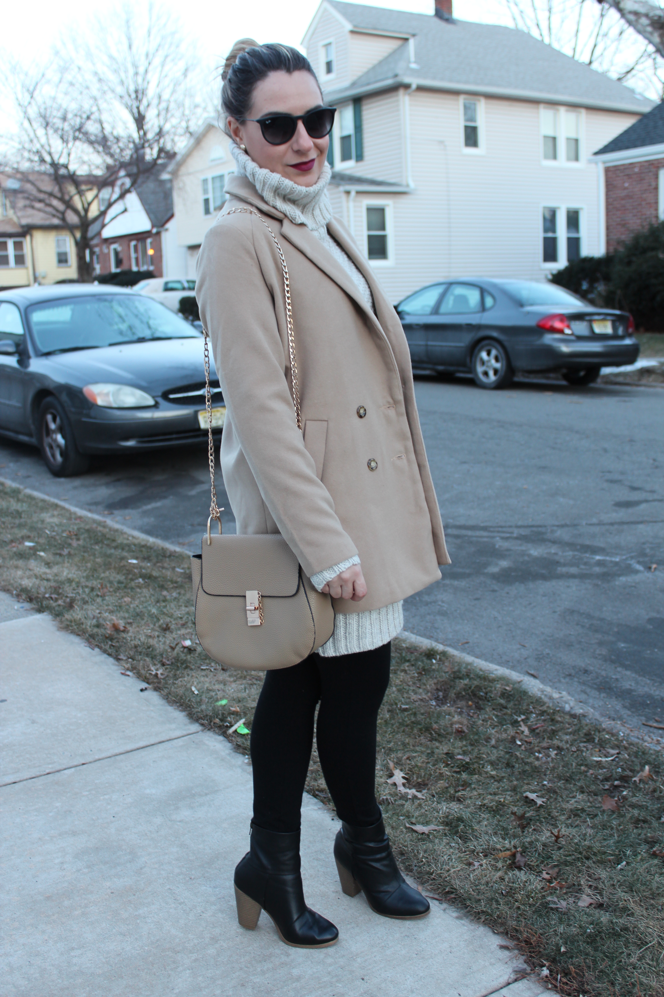 bota bege para inverno