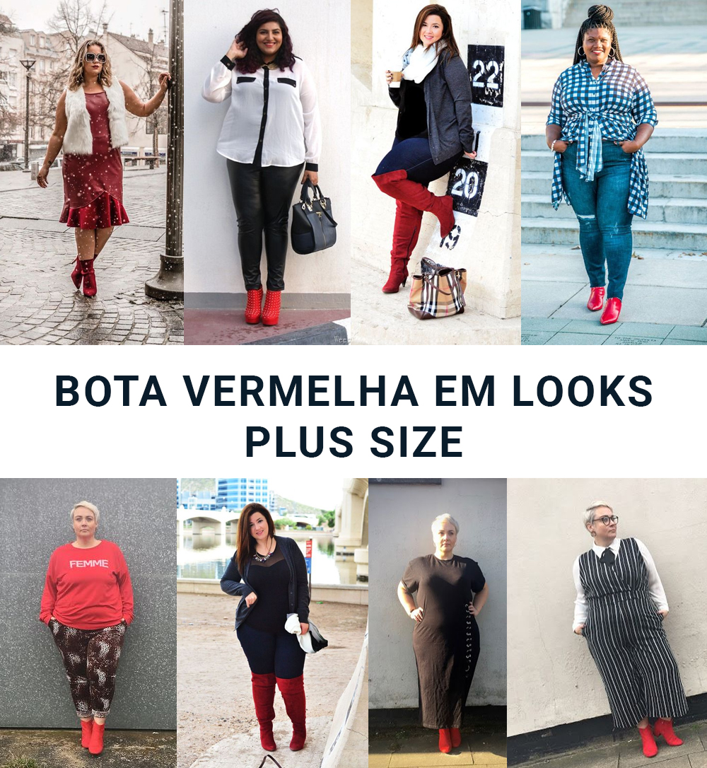 look com bota vermelha