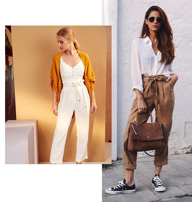 looks com calça branca de alfaiataria