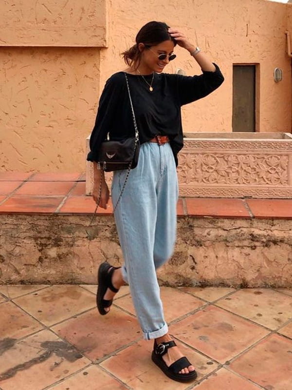 looks com calça slouchy
