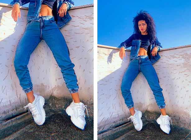 calça jogger elegante