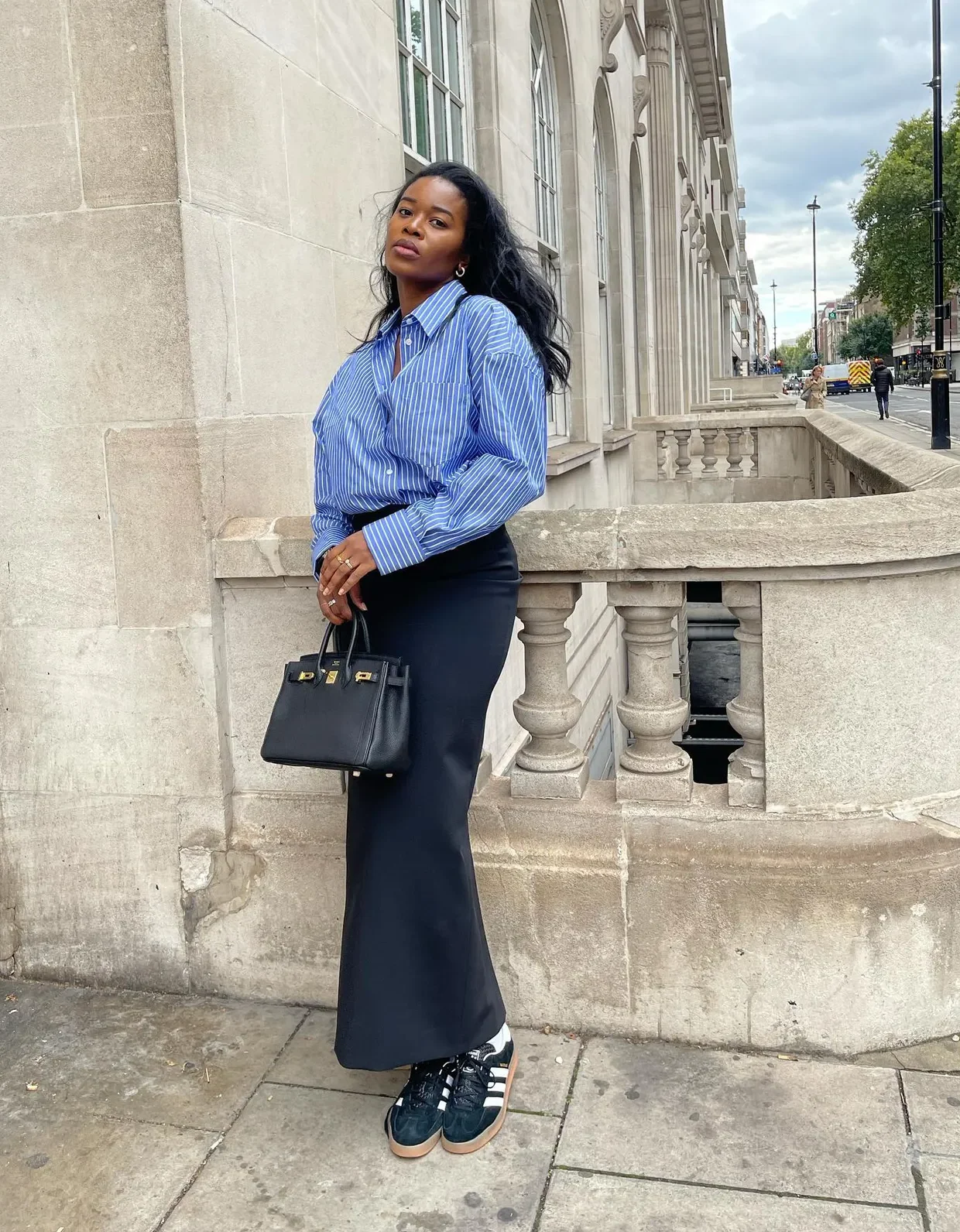 looks com camisa social listrada