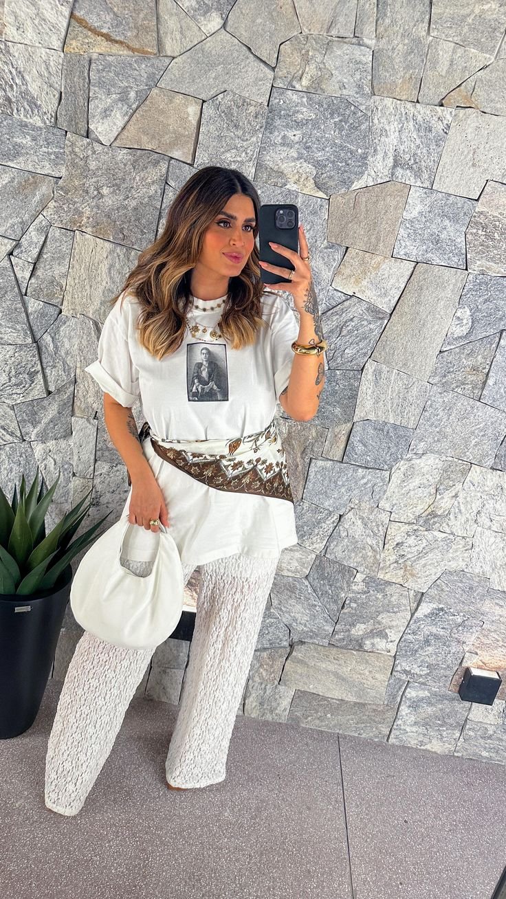 lenço estampado moda