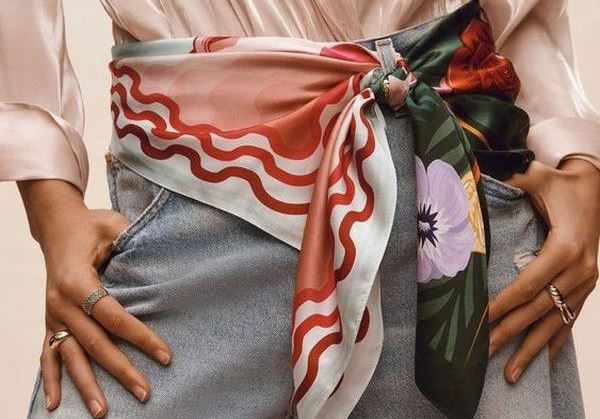 lenço como blusa
