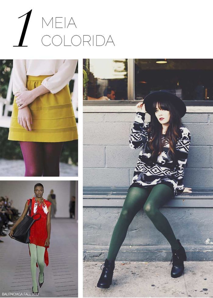 looks com meia calça preta