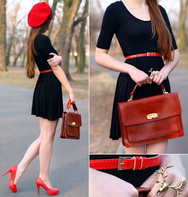 sapato vermelho casual