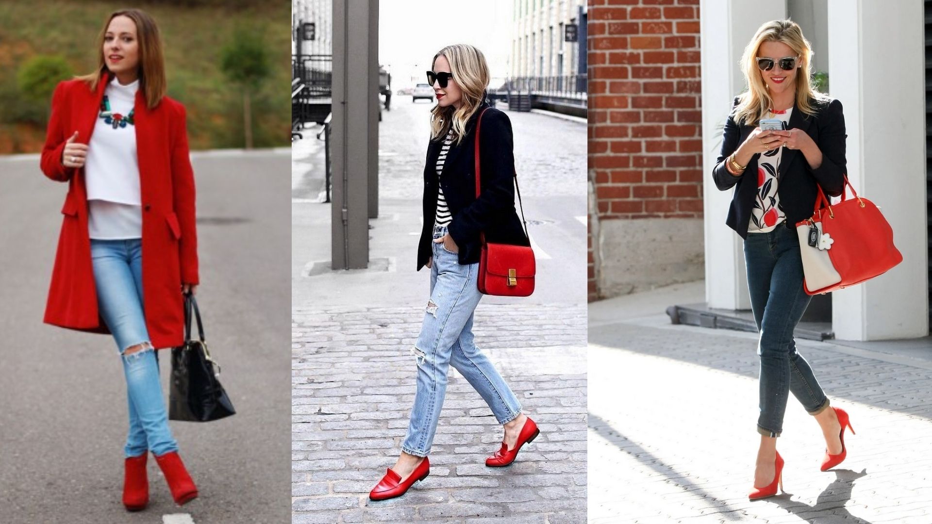 tênis vermelho look